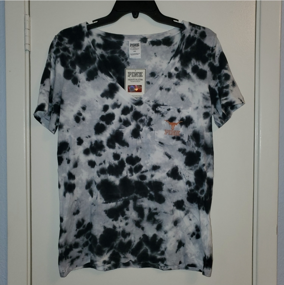 Victoria's Secret University of Texas Grey Dye Tee